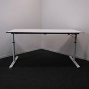 Drentea - Slinger zit-zit bureau - 160x80cm - Wit onderstel - R&M Kantoor- en Designmeubilair