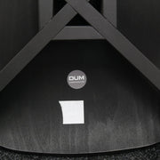 Dum Design - Houten stoel - Zwart - Dichte rug - R&M Kantoor- en Designmeubilair