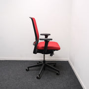 Gispen Zinn Smart - Bureaustoel - Rood netweave - R&M Kantoor- en Designmeubilair