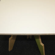 Houten Tafel - Vierkant - In Hoogte verstelbaar - 75x75cm - R&M Kantoor- en Designmeubilair