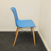 Laurel Chair - Shell on a Beach - Design stoel - Blauw - R&M Kantoor- en Designmeubilair