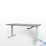 RM-Line Snelslinger Zit-Sta bureau - Wit frame - H68-116cm - R&M Kantoor- en Designmeubilair