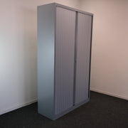 Roldeurkast/ Garderobekast - Aluminium - 120x43x198cm (BXDXH) - geen sleutel - RD35 - R&M Kantoor - en Designmeubilair