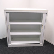 Roldeurkast - Wit - 120x43x121cm (BXDXH) - Geen Sleutel - RD01 - R&M Kantoor - en Designmeubilair