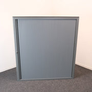 Schuifdeurkast - Antraciet - 126x45x136cm (BxDxH) - Geen sleutel - RD19 - R&M Kantoor - en Designmeubilair