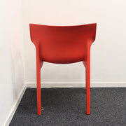 Segis Poppy Star - Designstoel - Rood - 4-poots onderstel - R&M Kantoor- en Designmeubilair