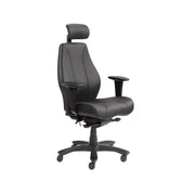 RM-Line Marc Bureaustoel - 24 uurs stoel - Leder bekleding