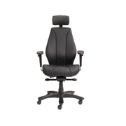 RM-Line Marc Bureaustoel - 24 uurs stoel - Leder bekleding