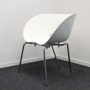 Vitra Tom Vac - Kuipstoel - Wit - Chroom onderstel - R&M Kantoor- en Designmeubilair