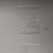 Vitra Unix Chair Design - Vergaderstoel - Wit/Grijs - Kunststof - R&M Kantoor- en Designmeubilair