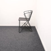 Zwarte Kantinestoel - Metaal - R&M Kantoor- en Designmeubilair